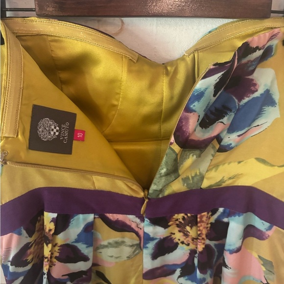 Vince Camuto Yellow and Purple Floral Dress - Picture 10 of 13